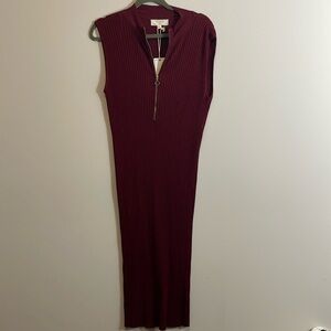 Sleeveless knit dress